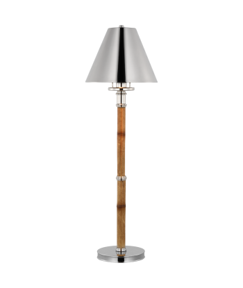 Lampe Dalfern Nickel Bambou Abat-Jour Nickel en ligne des produits 