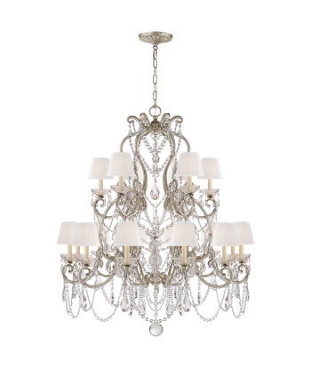 Lustre Adrianna Medium Feuille d'Argent Antique 2023