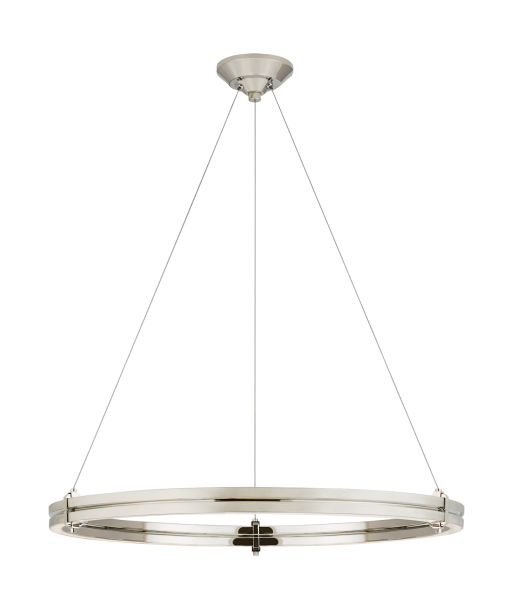 Lustre Paxton 32" Nickel pas cher 