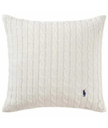 Coussin Cable Blanc votre