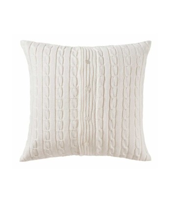 Coussin Cable Blanc votre