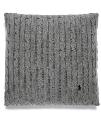 Coussin Cable Gris Fin de série