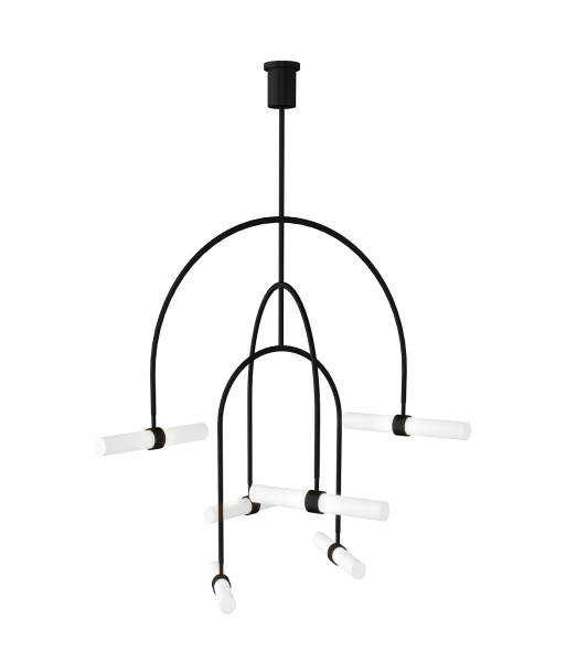 Lustre Calumn 6-Lumières Noir votre