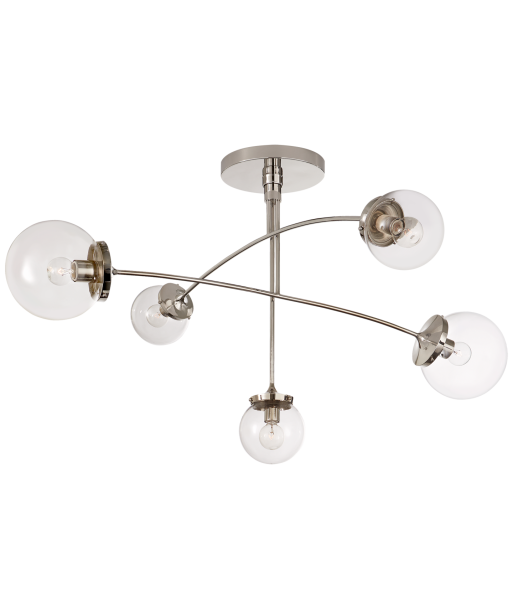 Chandelier Prescott Mobile Medium Nickel Comparez plus de prix