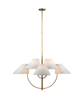 Chandelier Kinsley Large Two-Tier Laiton d'Europe débarque