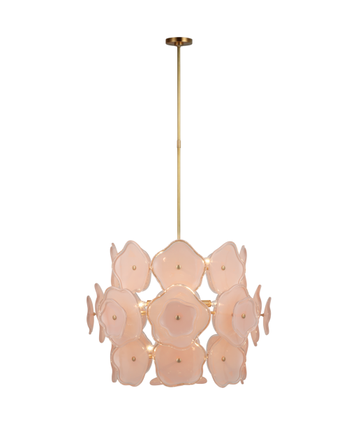 Chandelier Leighton Barrel Large Blush / Laiton les muscles