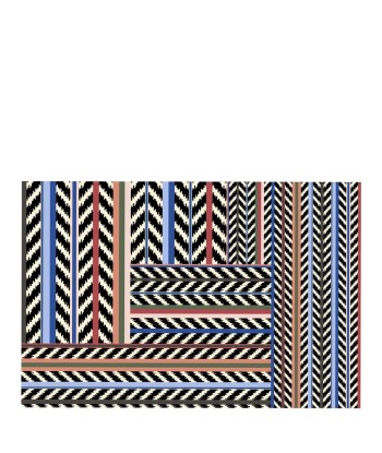 Tapis Jaipur Stripe Azur Dans la société mordern