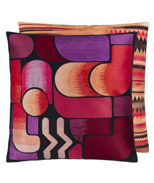 Coussin  Lacroix Graphe - Magenta Amélioration de cerveau avec