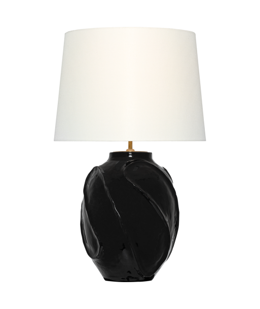 Lampe de Table Idalia 28'' Noir Lin paiement sécurisé