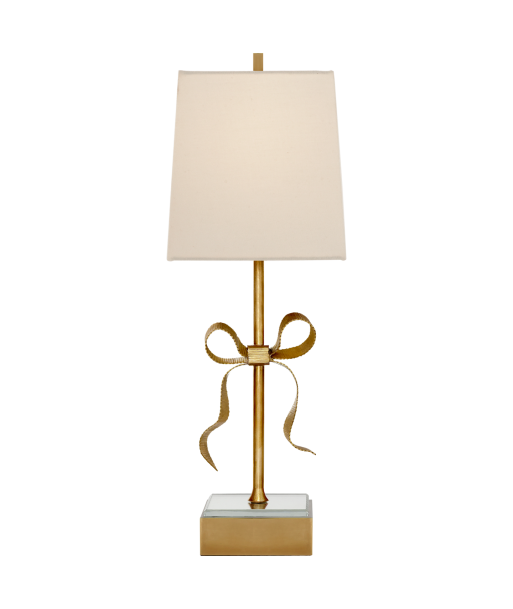 Lampe de table Ellery Gros-Grain Laiton de pas cher