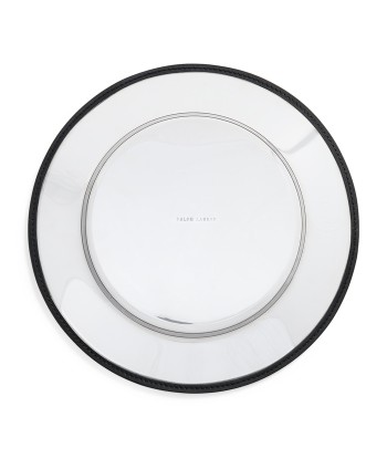 Assiette de Présentation Wyatt Cuir Black de pas cher