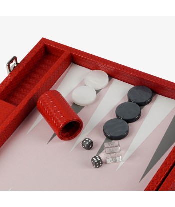 Backgammon Tressé Rubis - Large À commander