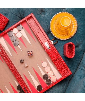 Backgammon Alligator Framboise - Medium en ligne