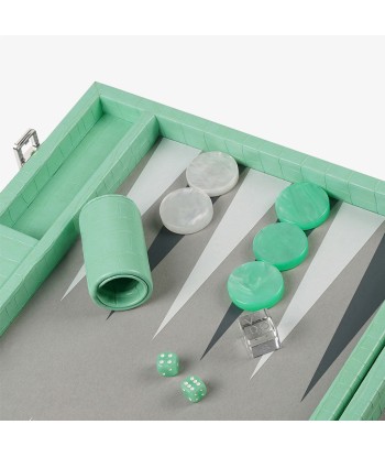 Backgammon Crocodile Menthe - Large Venez découvrir notre 