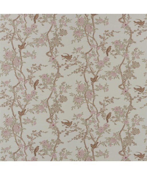 Tissu RL Marlowe Floral Silk Latte à prix réduit toute l'année