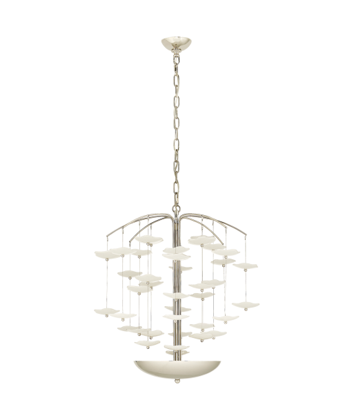 Lustre Leighton Medium Nickel et Verre de Kate Spade Livraison rapide