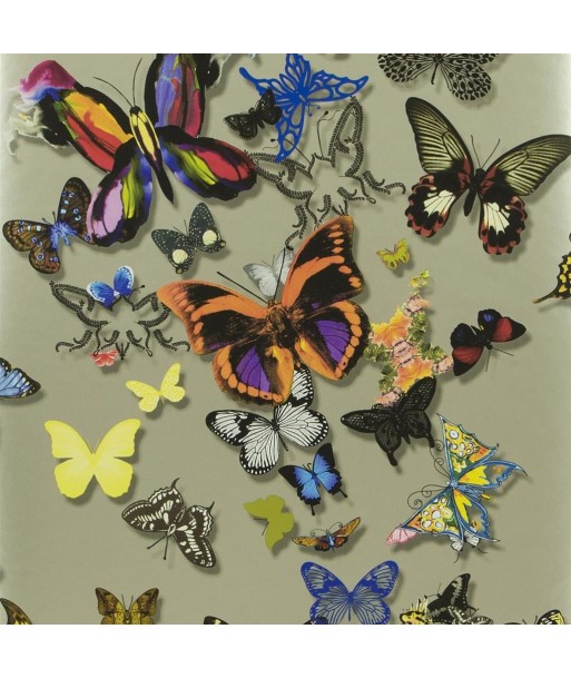 CL Butterfly Parade Tapete – Platin meilleur choix