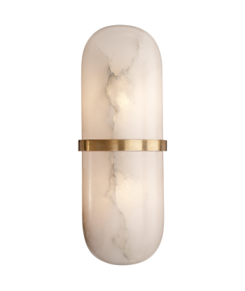 Melange Pill Wandleuchte – Messing und Alabaster de pas cher