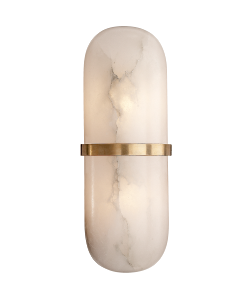 Melange Pill Wandleuchte – Messing und Alabaster de pas cher