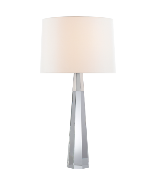 Olsen Tischlampe – Kristall und Nickel de votre