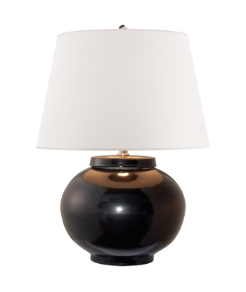 Lampe Carter Small Porcelaine Noire Venez découvrir notre 