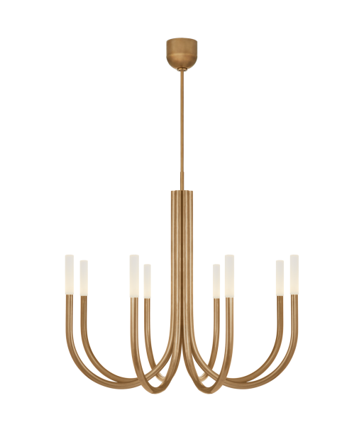 Lustre Rousseau Medium Laiton et Cristal Gravé Economisez 