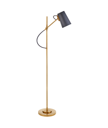 Lampadaire Benton Laiton Abat-Jour Navy en ligne des produits 